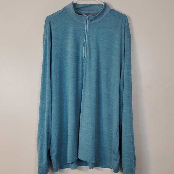 johnnie-O Other - Johnnie O Performance 1/4 Zip Pullover Size XXL UPF 50 Sun Protection Blue Mens